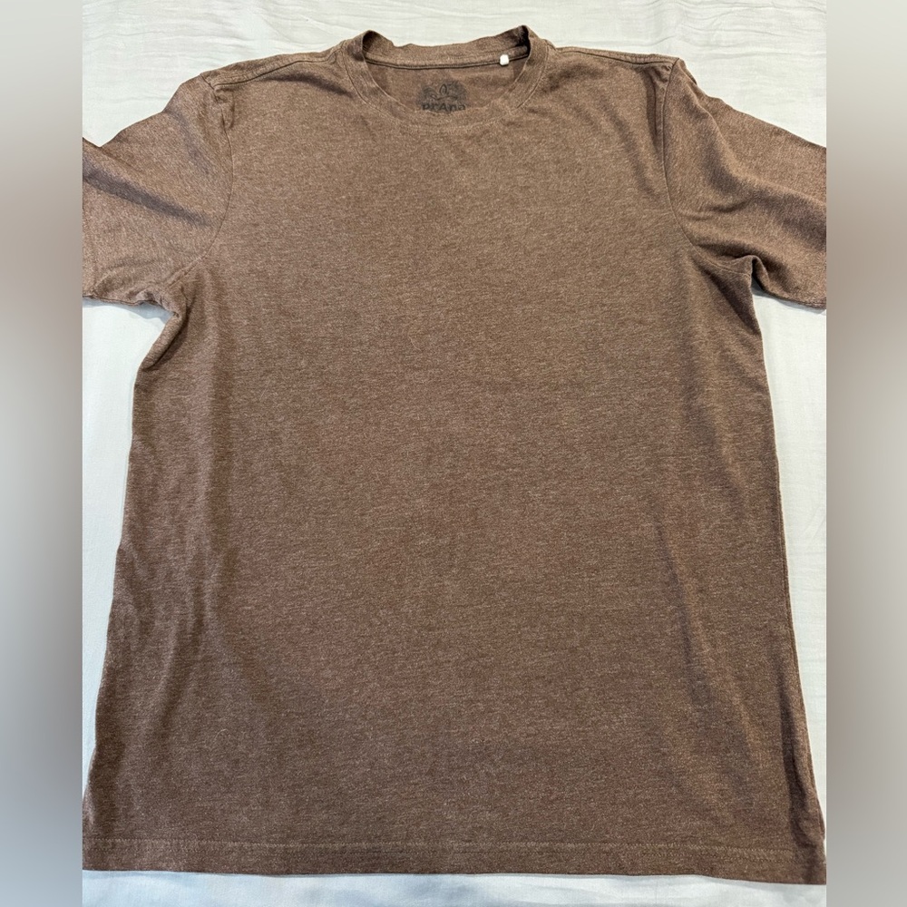 Prana Men's Heather Brown Short Sleeve Tee